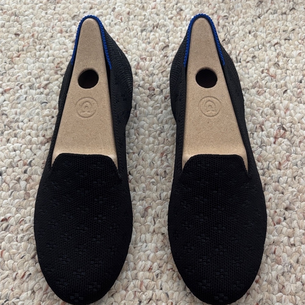 Closing make a offer Rothy's Black Shimmer Loafers